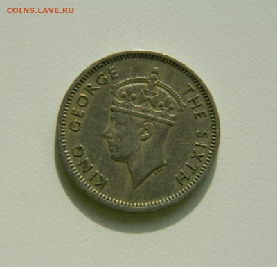 Британская  Малайя 10 центов 1950 г. до 24.10.19 - DSCN9934.JPG
