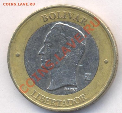 Венесуэлла 1000 боливаров 2005 г. БМ.До 26.07.11 г. 21-00 МС - Венесуэлла