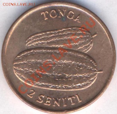 Тонга 2 сенти 1975 г.До 26.07.11 г. 21-00 МСК. - Тонга