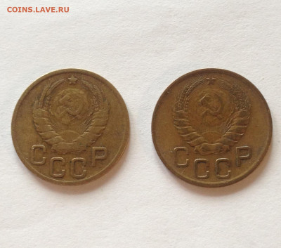 3 копейки 1938г , 1946г. , до 26.10.19г. - 338-346-1