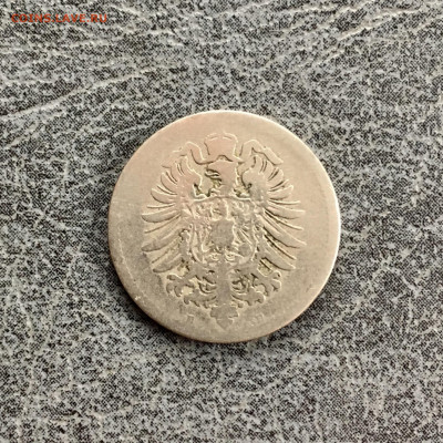 Германия 10 пфеннигов 1874 года. До 22:00 26.10.19 - F71A54C3-6294-4659-8545-78213E2C3013