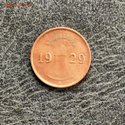 Германия 1 пфенниг 1929 года. До 22:00 26.10.19 - DC5838F2-95F1-437C-A643-F873E5BF712E