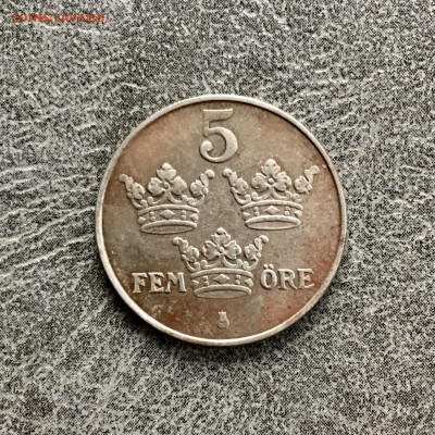 Швеция 5 оре 1949 года. До 22:00 26.10.19 - B66226F1-DB17-44CA-97A2-CADC630571F2