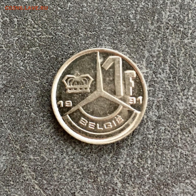 Бельгия 1 франк 1991 года. До 22:00 26.10.19 - E9221957-42C4-4575-A0BF-0FECAD819382