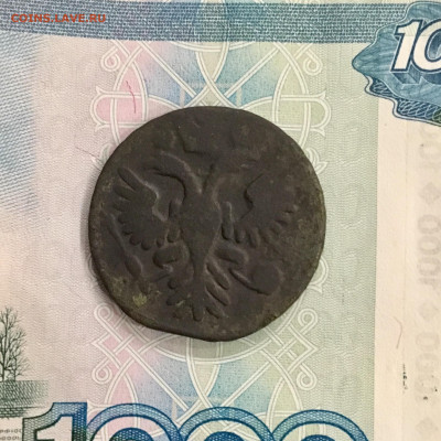 Деньга 1735 года. До 22:00 26.10.19 - 312ED0FE-FDD2-4128-B055-C705CFB67197