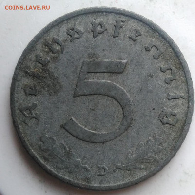 Германия 5 пфеннигов 1940 года до 24.10.2019 - IMG_20190920_140259
