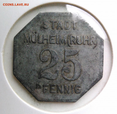 Нотгельд 25 пфеннигов 1917 года до 24.10.2019 - IMG_20190928_152520