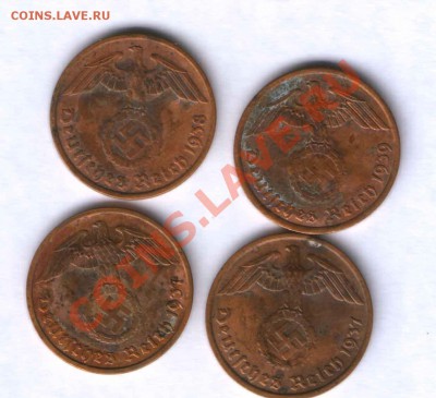 рейхпфенинг  11 шт. 1924-39г. 26.07. 21.00 - 396