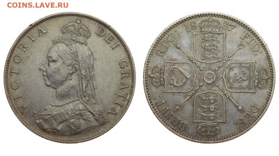 Великобритания. 1 флорин 1887 г. Виктория. До 23.10.19. - Р41.JPG