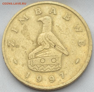 Зимбабве 2 долл 1997. 24. 10. 2019. в 22 - 00. - DSC_0298