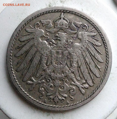 Германия 10 пфеннигов 1908 года до 24.10.2019 - IMG_20191021_163456
