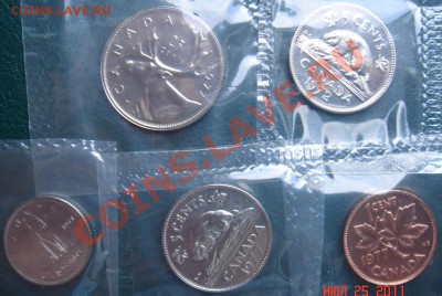 Канада: 5 монет UNC (банковские запайки) до 27.07.11 (22-00) - UNC-72,77-1.JPG