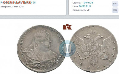 1 рубль 1737 года - А_Р_2015.05.21