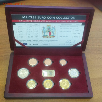 Официальный набор Евро Мальта 2008 BU до 25.10 22:00 - Мальта2008-3