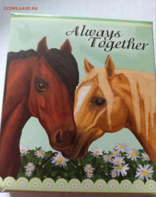 Тувалу 50 центов «Лошади» 2015 Ag 999. Пруф до 25.10 22:00 - АТкони1