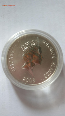 Соломоновы о-ва 25 $ «Год собаки» 2006 Ag 925. UNC до 25.10 - Соломоновы2