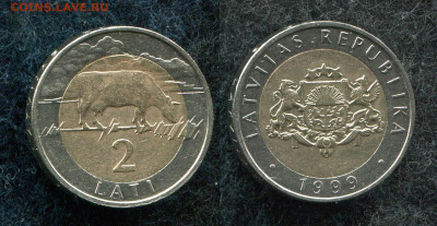 2 лата 1999 Латвия Корова до 28.10.19 в 22.00 мск - img788