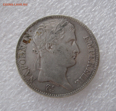 Франция. Наполеон I. 5 ФРАНКОВ 1810 года. До 26.10.2019 - 5ф1810.JPG