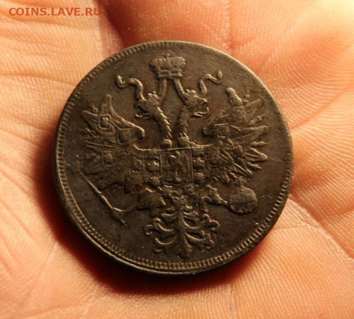 5 коп;1860г. ЕМ. 27.10.19г. 22:00ч. Москвы. - 5к-1852-1860г. Копека 1789г. ЕМ. Реставрация 033.JPG