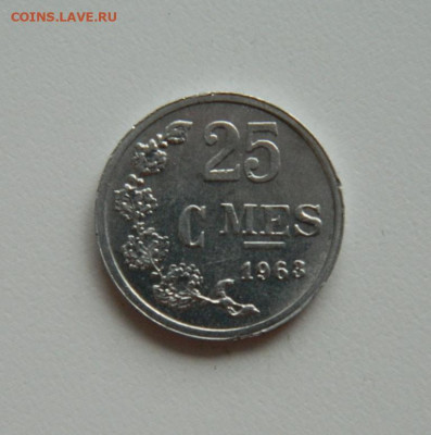 Люксембург 25 сантимов 1963 г. до 28.10.19 - DSCN0002.JPG
