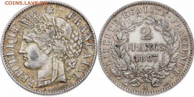 Латинский Монетный союз - 2f_1887