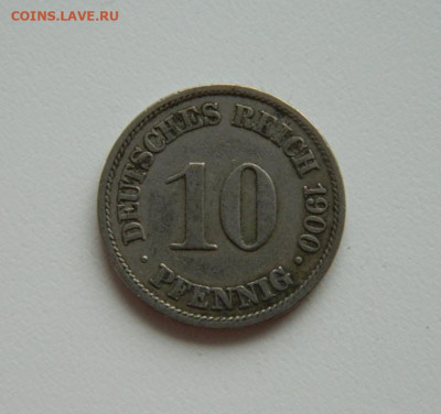 Германия 10 пфеннигов 1900 г.  "А". до 28.10.19 - DSCN9967.JPG