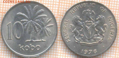 Нигерия 10 кобо 1976 г. , до 30.10.2019 г. 22.00 по Москве - Нигерия 10 кобо 1976  8192