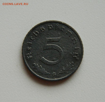 Германия 5 рейхспфеннигов 1941 год "G" (цинк). до 28.10.19 - DSCN9954.JPG