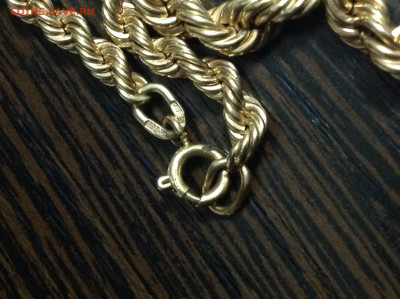 Цепь золотая 583 проба - image
