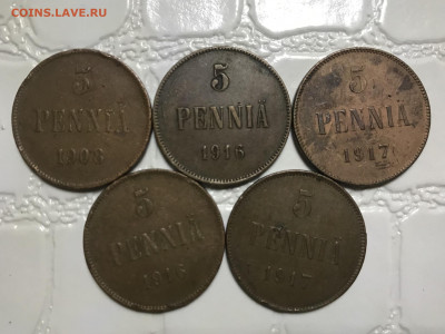 5 пенни Николая 2, 11 шт. До 29.10.19 - 16EB1405-210C-45CB-B677-144ABD807BEF