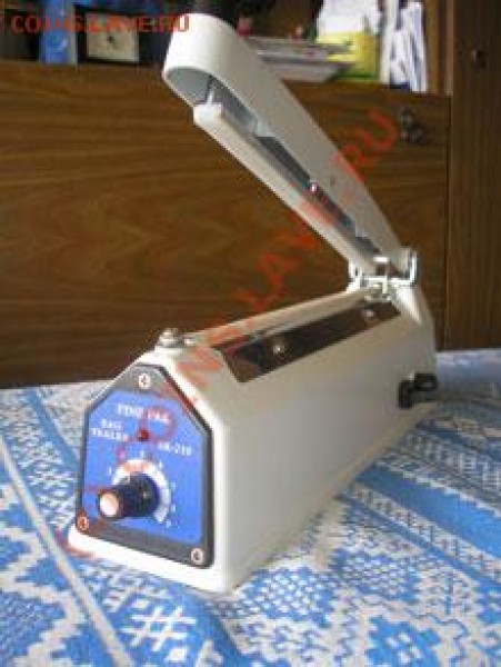 Запайшик пакетов.Подойдет для упаковки монет и бон.SK-210 - P5040015