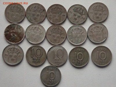 Швеция 10 эре 1929-61г-16шт...01.11.19.22-00 мск. - DSC00105.JPG