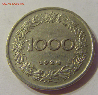 1000 крон 1924 Австрия №1 03.11.2019 22:00 МСК - CIMG4095.JPG