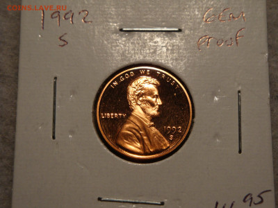 США 1 цент 1992 s PROOF...до 01.11.19...22-00мск. - DSC00136.JPG