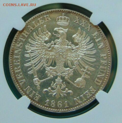 Талер 1861 ( Полированный чекан) - s-l500