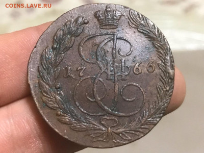 5 копеек 1766 года, ЕМ. до 30.10.19 - 8A2F7801-91BC-495B-83AA-5F9508A4AC8D