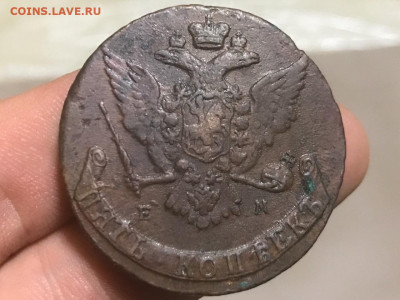 5 копеек 1766 года, ЕМ. до 30.10.19 - EB770B21-0BA2-4850-B821-9F2CB59A0850