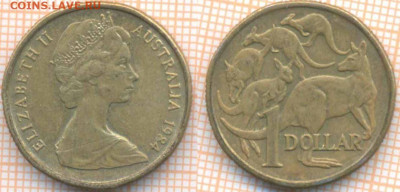 Австралия 1 доллар 1984 г. , до2.11.2019 г. 22.00 по Москве - Австралия 1 доллар 1984  8225