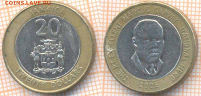 Ямайка 20 долларов 2006 г., до 2.11.2019 г. 22.00 по Москве - Ямайка 20 долларов 2006  8231
