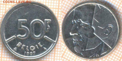 Бельгия 50 франков 1987 г. , до 3.11.2019 г. 22.00 по Москве - Бельгия 50 франков 1987  8237
