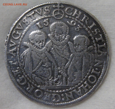 Талер 1593 Германия Саксония Правители 30.10.19 (ср. 22-30) - DSC08861.JPG