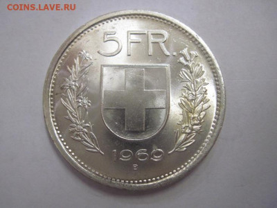 5 франков Швейцария 1969  до 30.10.19 - IMG_5110.JPG