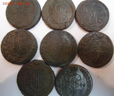 1788. 5 копеек. ЕМ. MS62BN PCGS Оценка. Спрос. - DSC06034.JPG