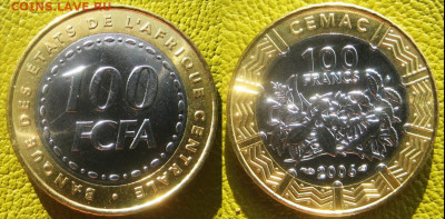 Центральная Африка 50-100-500 франков 2006г До 30-10 в 22-00 - 100 фр