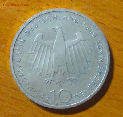 С 200 р. Германия 10 марок 1989. 2000 лет Бонну - 138816757