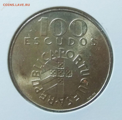 С 200 р. Португалия 100 эскудо 1976. Революция 25 апреля1974 - 137811404