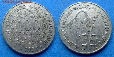 Западная Африка - 100 франков 1978 года до 4.11 - Западная Африка (BCEAO) 100 франков, 1978