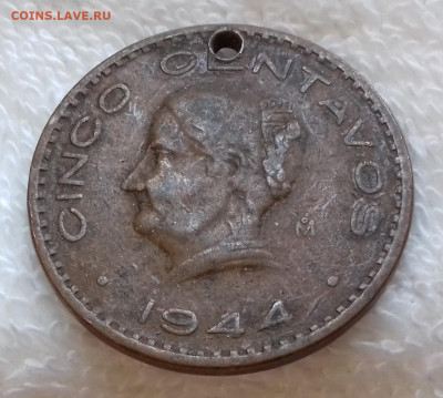 МЕКСИКА 5 сентаво 1944 до 4 ноября 22-00 - МЕКСИКА 5 сентаво 1944 20191028_150208