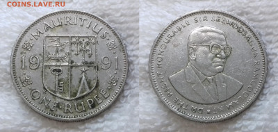 МАВРИКИЙ 1 рупия 1991 до 4 ноября 22-00 - МАВРИКИЙ 1 рупия 1991 20190503_1410