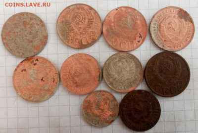 лот монет СССР,никель до 1957г. -10 шт до 31.10.19 22-00 - P91030-130224